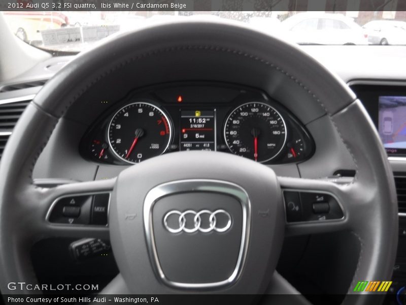 Ibis White / Cardamom Beige 2012 Audi Q5 3.2 FSI quattro