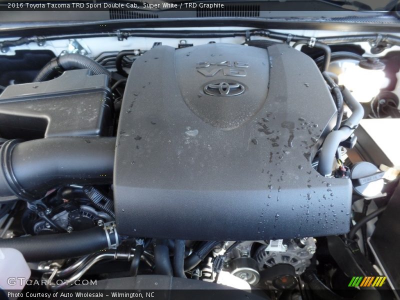 Super White / TRD Graphite 2016 Toyota Tacoma TRD Sport Double Cab