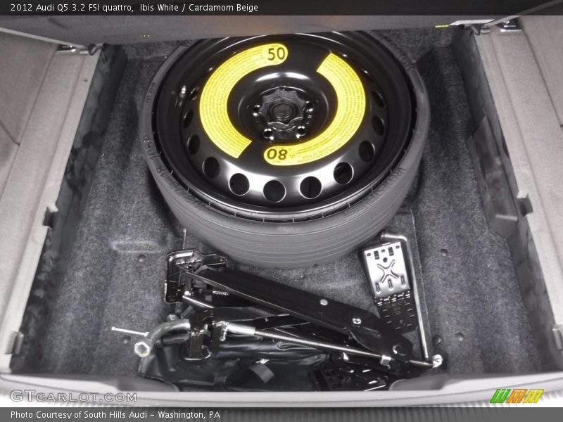Ibis White / Cardamom Beige 2012 Audi Q5 3.2 FSI quattro