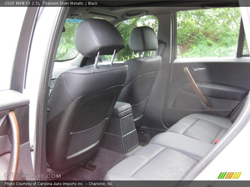 Titanium Silver Metallic / Black 2005 BMW X3 2.5i