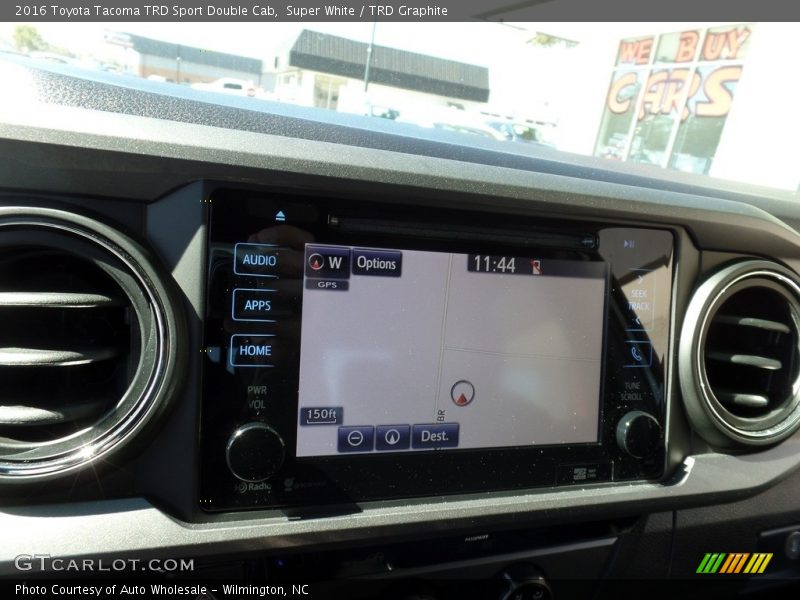 Super White / TRD Graphite 2016 Toyota Tacoma TRD Sport Double Cab