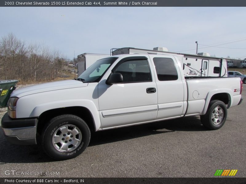 Summit White / Dark Charcoal 2003 Chevrolet Silverado 1500 LS Extended Cab 4x4
