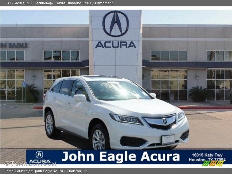 White Diamond Pearl / Parchment 2017 Acura RDX Technology