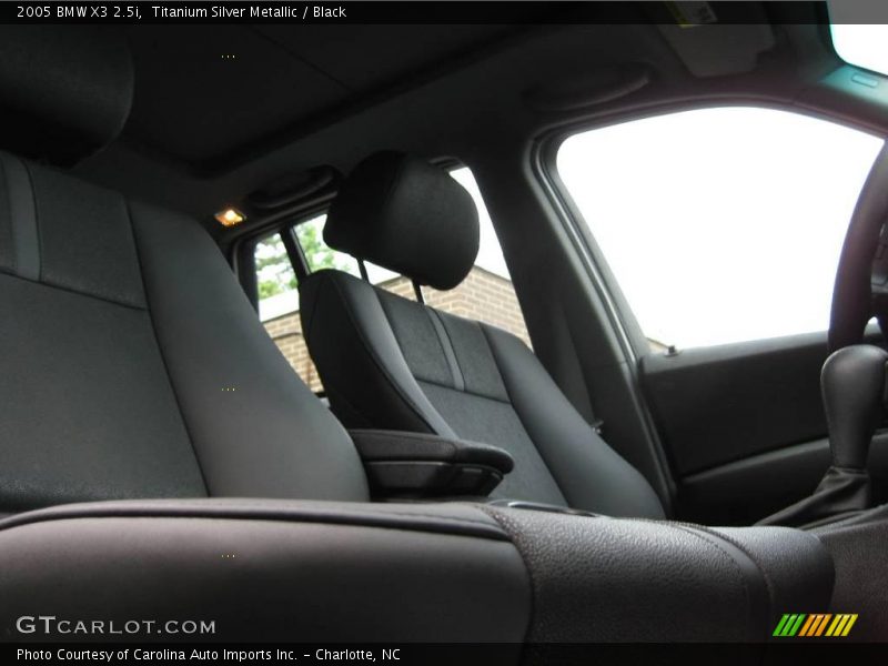 Titanium Silver Metallic / Black 2005 BMW X3 2.5i