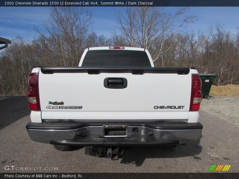 Summit White / Dark Charcoal 2003 Chevrolet Silverado 1500 LS Extended Cab 4x4