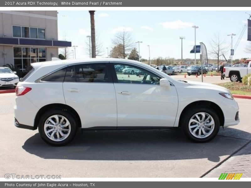 White Diamond Pearl / Parchment 2017 Acura RDX Technology