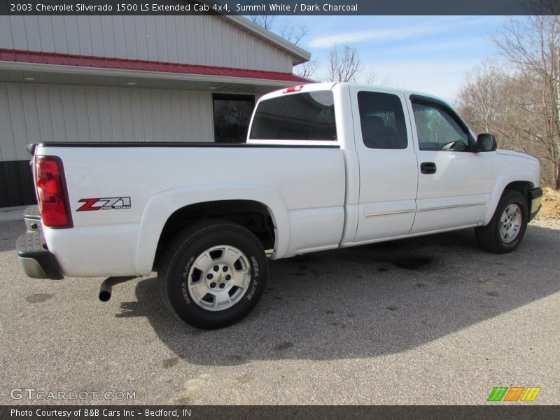 Summit White / Dark Charcoal 2003 Chevrolet Silverado 1500 LS Extended Cab 4x4