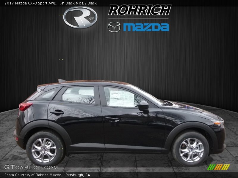 Jet Black Mica / Black 2017 Mazda CX-3 Sport AWD