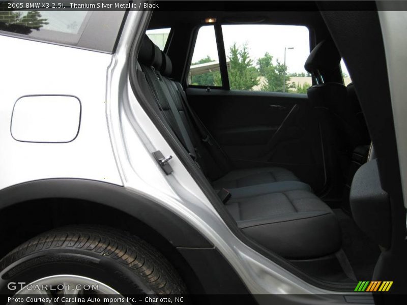 Titanium Silver Metallic / Black 2005 BMW X3 2.5i