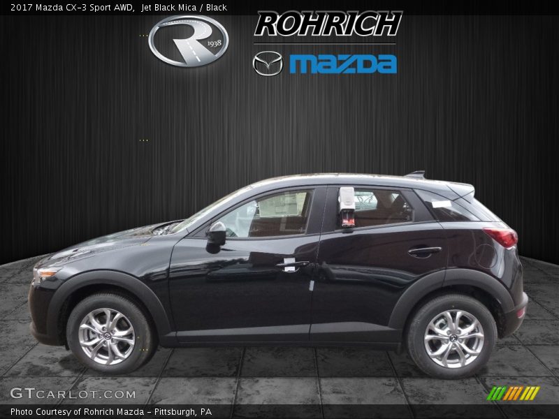 Jet Black Mica / Black 2017 Mazda CX-3 Sport AWD