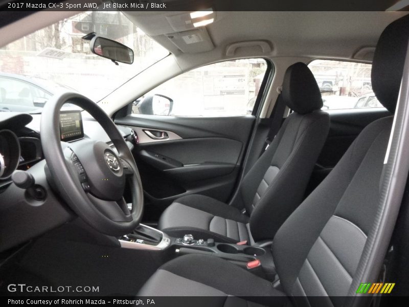 Jet Black Mica / Black 2017 Mazda CX-3 Sport AWD