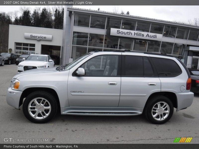 Silver Mist Metallic / Light Gray 2007 GMC Envoy Denali 4x4