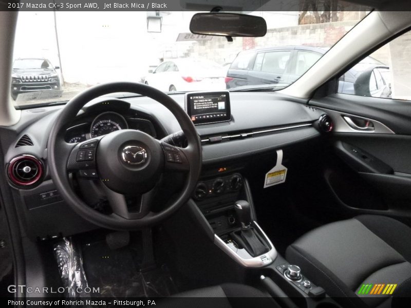 Jet Black Mica / Black 2017 Mazda CX-3 Sport AWD