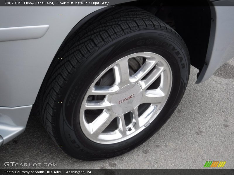 Silver Mist Metallic / Light Gray 2007 GMC Envoy Denali 4x4