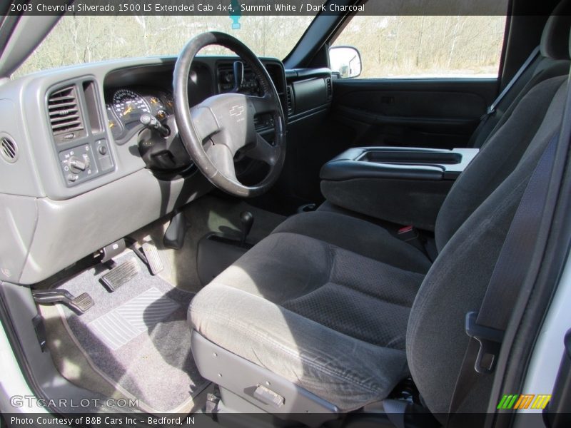 Summit White / Dark Charcoal 2003 Chevrolet Silverado 1500 LS Extended Cab 4x4