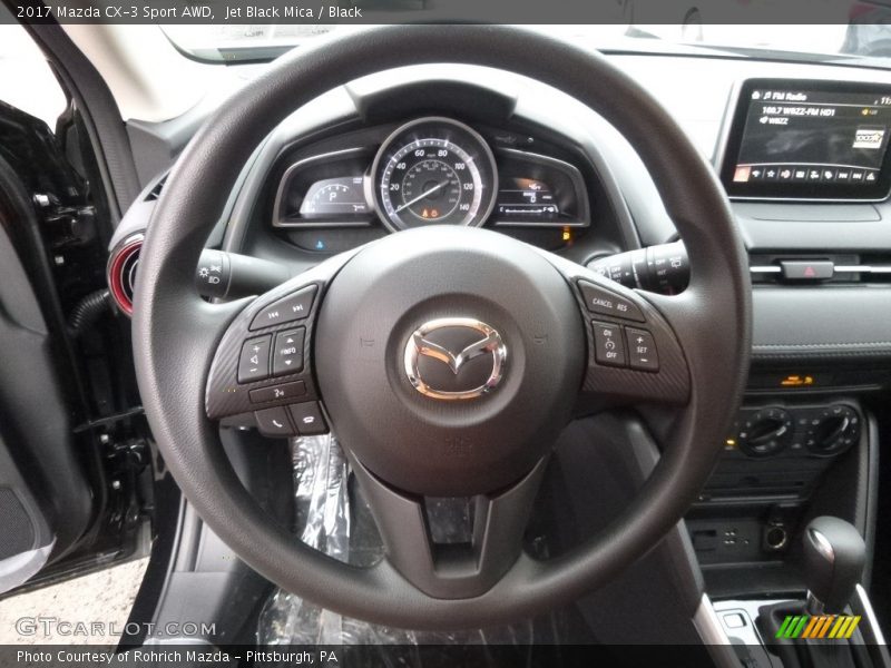 Jet Black Mica / Black 2017 Mazda CX-3 Sport AWD