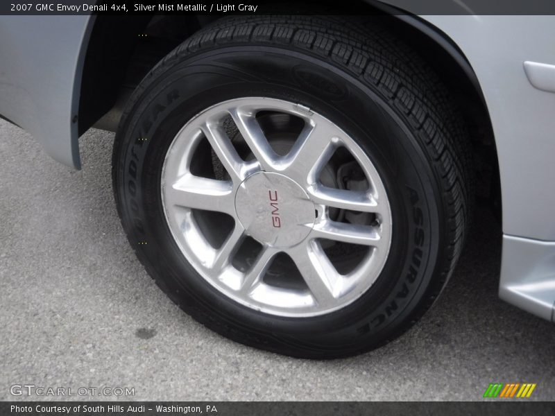 Silver Mist Metallic / Light Gray 2007 GMC Envoy Denali 4x4