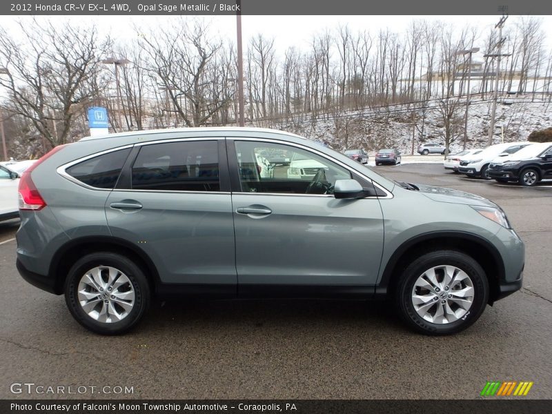 Opal Sage Metallic / Black 2012 Honda CR-V EX-L 4WD