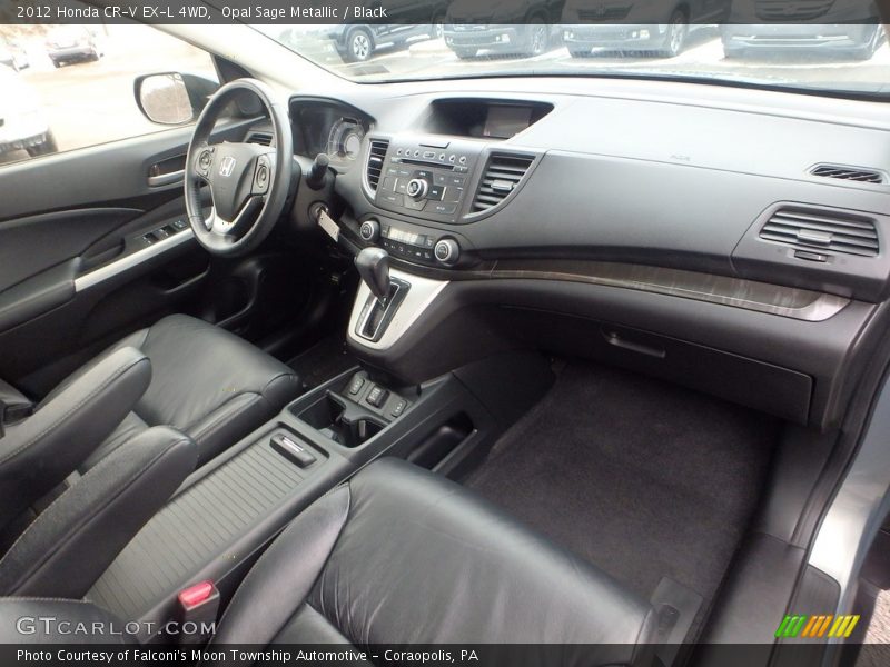 Opal Sage Metallic / Black 2012 Honda CR-V EX-L 4WD