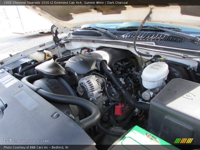 Summit White / Dark Charcoal 2003 Chevrolet Silverado 1500 LS Extended Cab 4x4