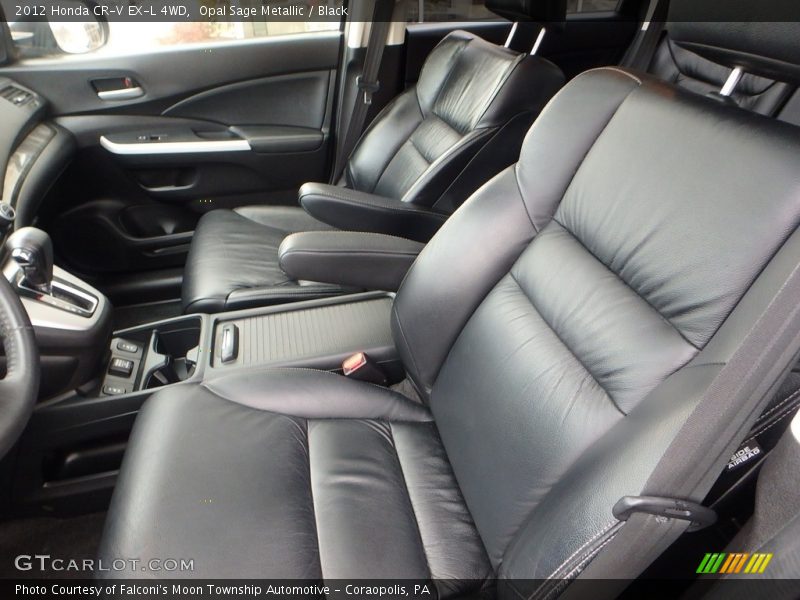 Opal Sage Metallic / Black 2012 Honda CR-V EX-L 4WD