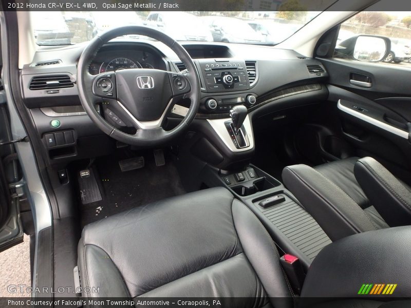 Opal Sage Metallic / Black 2012 Honda CR-V EX-L 4WD