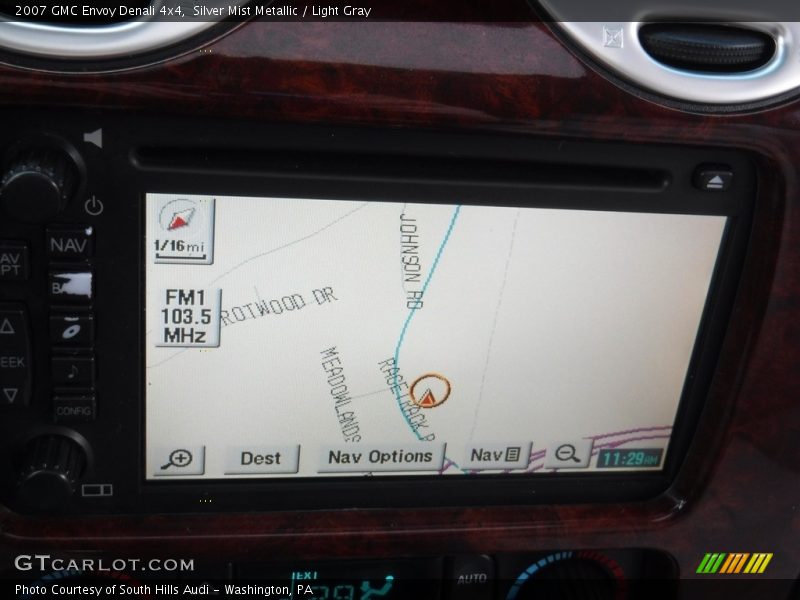 Silver Mist Metallic / Light Gray 2007 GMC Envoy Denali 4x4