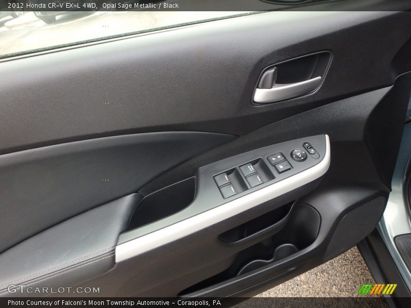 Opal Sage Metallic / Black 2012 Honda CR-V EX-L 4WD