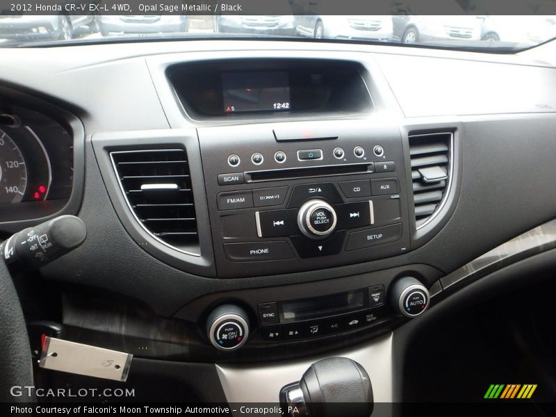 Opal Sage Metallic / Black 2012 Honda CR-V EX-L 4WD