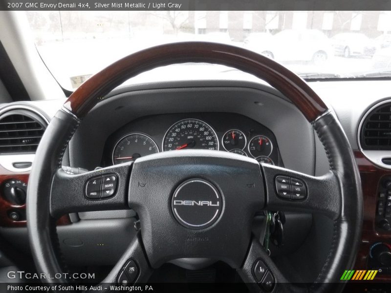 Silver Mist Metallic / Light Gray 2007 GMC Envoy Denali 4x4