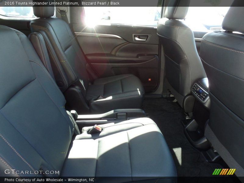 Blizzard Pearl / Black 2016 Toyota Highlander Limited Platinum