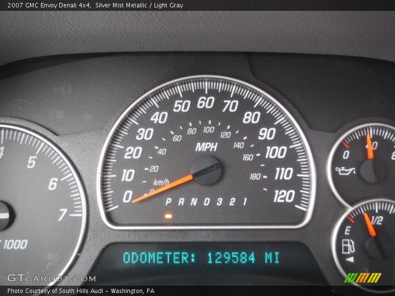 Silver Mist Metallic / Light Gray 2007 GMC Envoy Denali 4x4