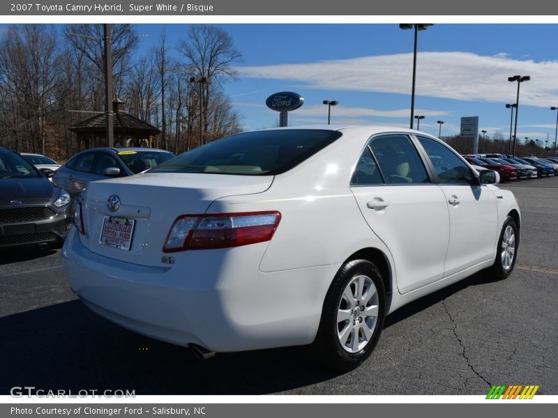 Super White / Bisque 2007 Toyota Camry Hybrid