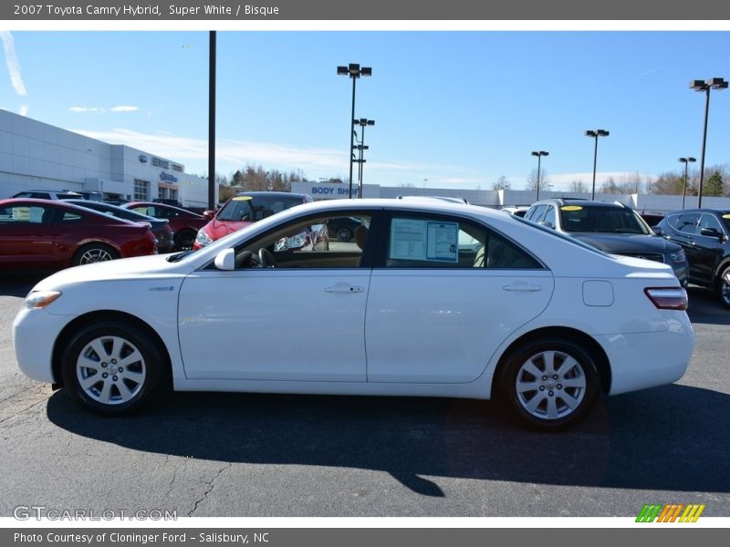 Super White / Bisque 2007 Toyota Camry Hybrid