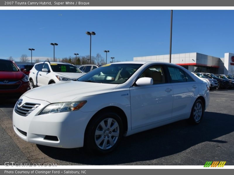 Super White / Bisque 2007 Toyota Camry Hybrid