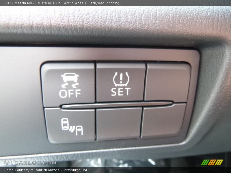 Arctic White / Black/Red Stitching 2017 Mazda MX-5 Miata RF Club