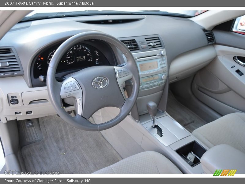 Super White / Bisque 2007 Toyota Camry Hybrid