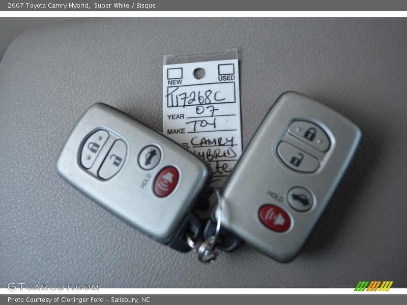 Super White / Bisque 2007 Toyota Camry Hybrid