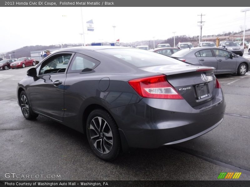 Polished Metal Metallic / Black 2013 Honda Civic EX Coupe