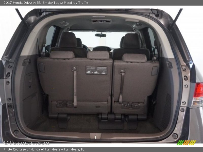 Smoky Topaz Metallic / Truffle 2017 Honda Odyssey SE