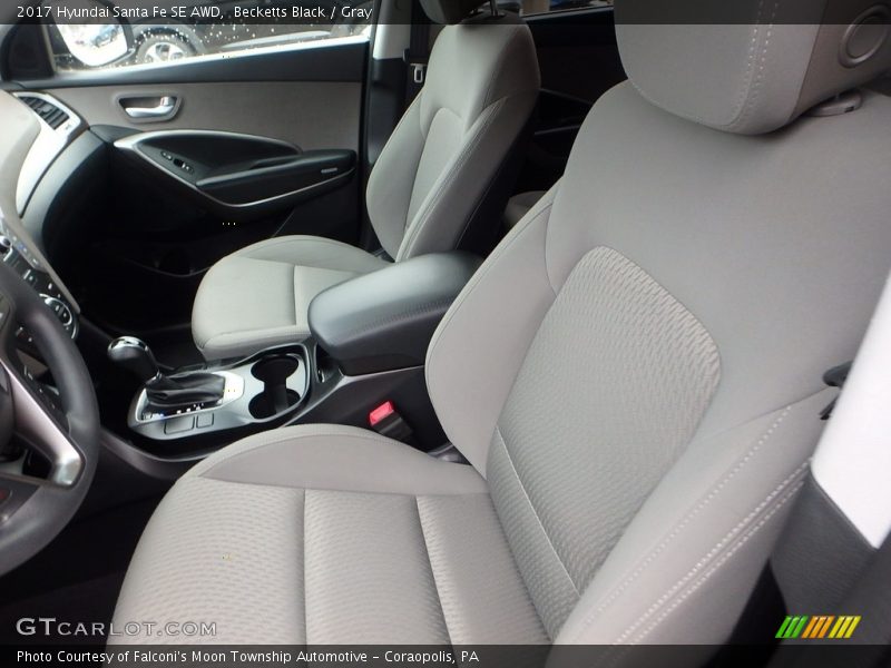 Becketts Black / Gray 2017 Hyundai Santa Fe SE AWD