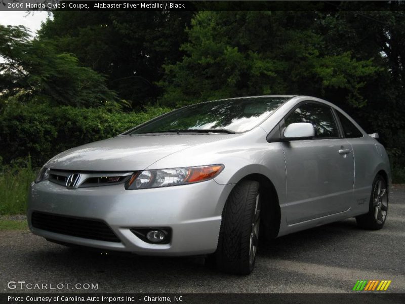 Alabaster Silver Metallic / Black 2006 Honda Civic Si Coupe