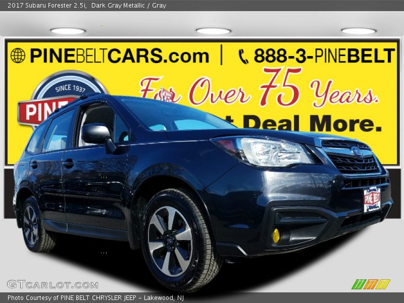 Dark Gray Metallic / Gray 2017 Subaru Forester 2.5i