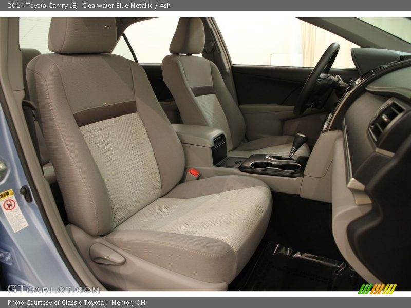 Clearwater Blue Metallic / Ash 2014 Toyota Camry LE