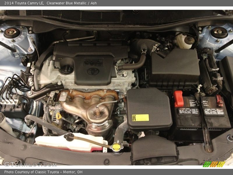 Clearwater Blue Metallic / Ash 2014 Toyota Camry LE