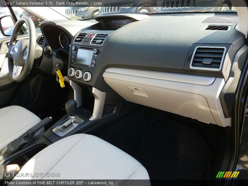 Dark Gray Metallic / Gray 2017 Subaru Forester 2.5i