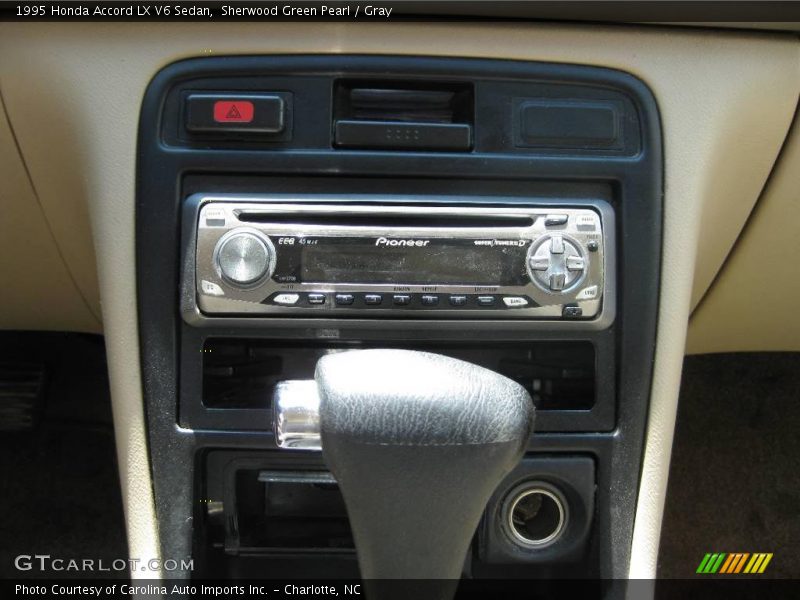 Sherwood Green Pearl / Gray 1995 Honda Accord LX V6 Sedan