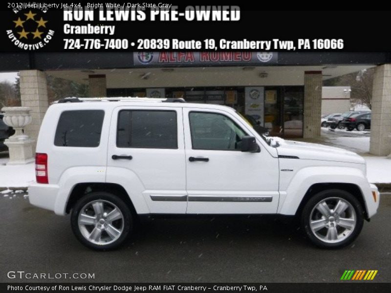 Bright White / Dark Slate Gray 2012 Jeep Liberty Jet 4x4