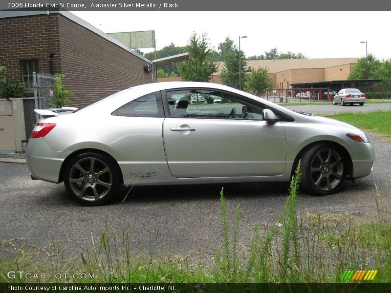 Alabaster Silver Metallic / Black 2006 Honda Civic Si Coupe