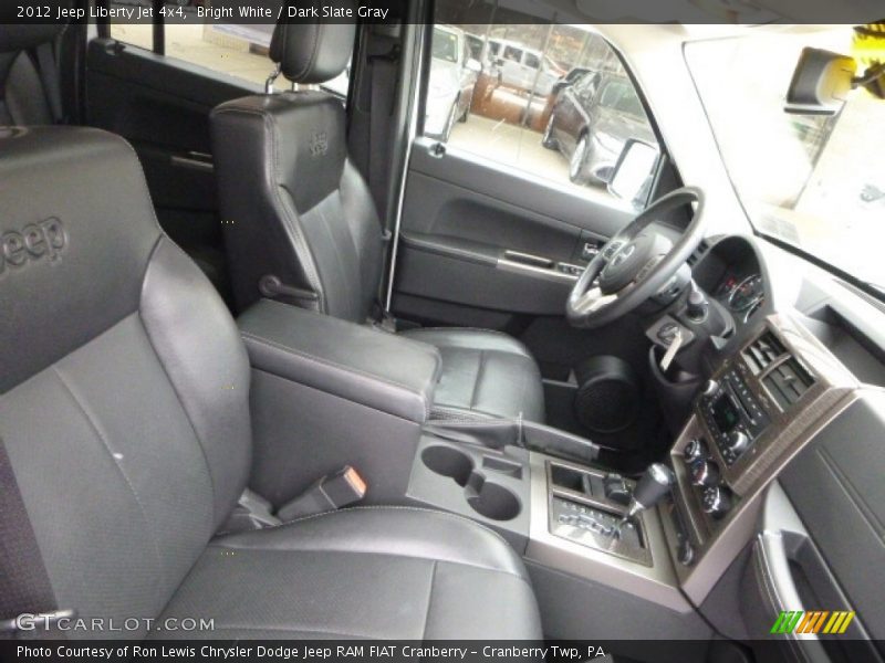 Bright White / Dark Slate Gray 2012 Jeep Liberty Jet 4x4